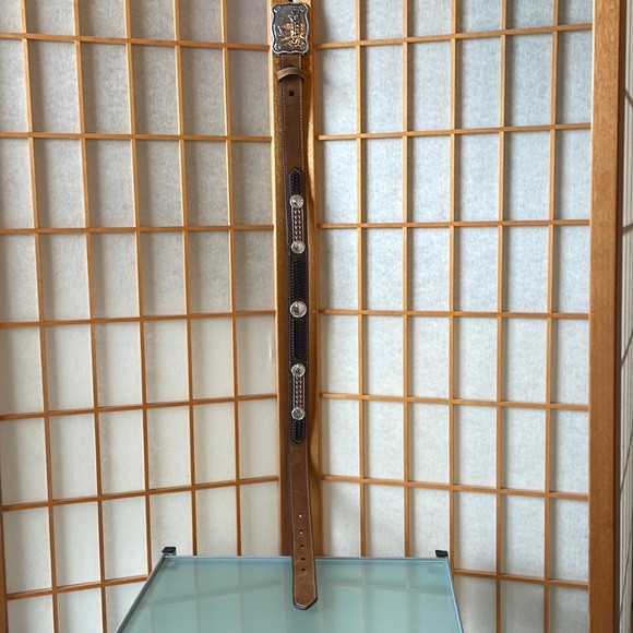 Cavender’s Leather Belt Size 28 - Picture 10 of 14